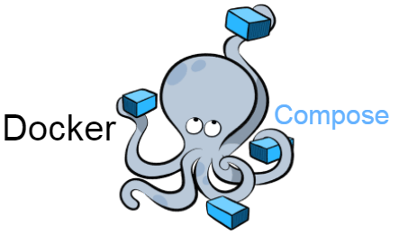 Docker Compose logo showing an octopus holding containers.